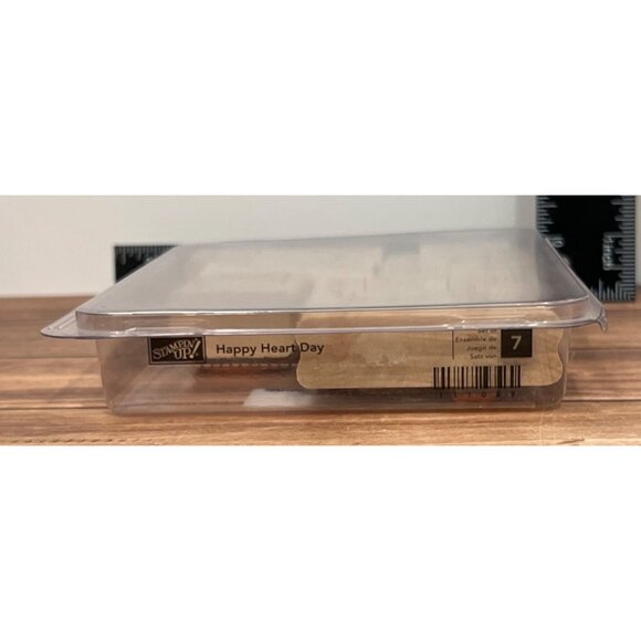 STAMPIN' UP! 111089 HAPPY HEART DAY Wood Mounted Rubber Stamp set of 7 LOVE - Picture 4 of 5